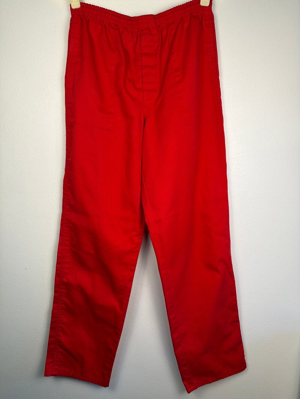 Vintage 80s Levis White Tab Red Elastic Waist w/Zipper Pants Made in USA | Sz M